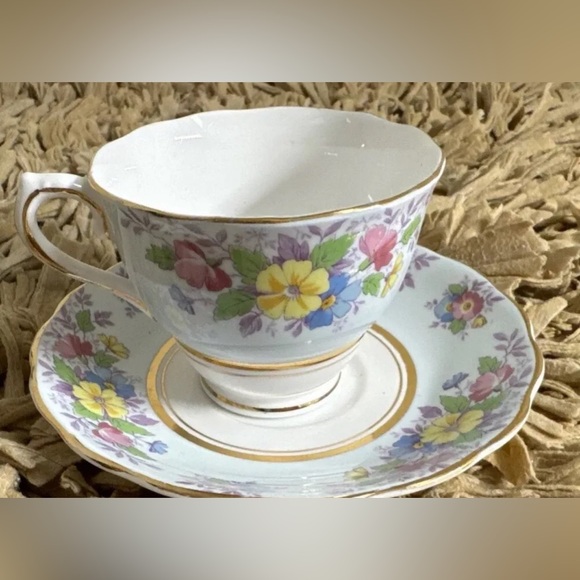 Vintage Tea Cup Set Colclough China Made In Longton England - Picture 2 of 6
